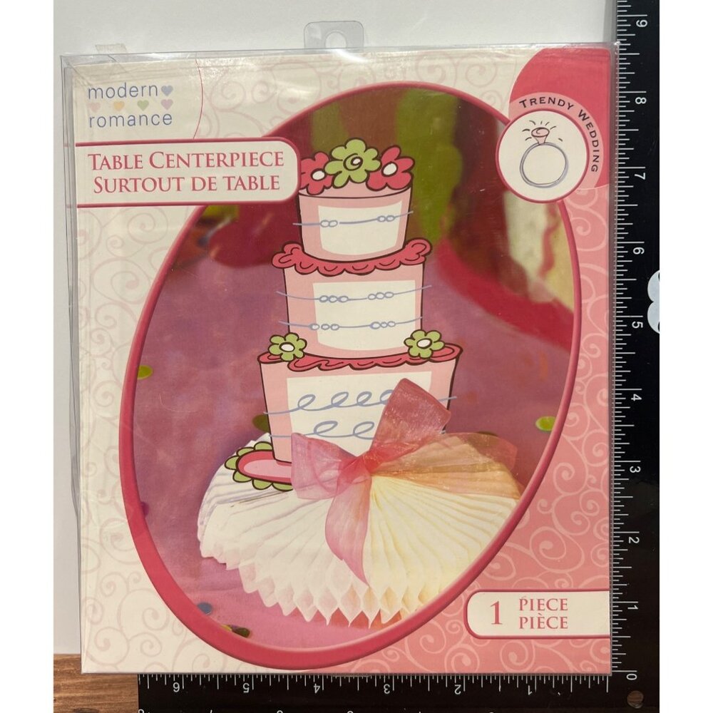 Modern Romance Wedding Cake Tiered Table Centerpiece Honeycomb Decoration